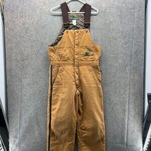 Berne Apparel Overalls Mens Medium Brown Insulated Workwear Bibs Quilted Lined